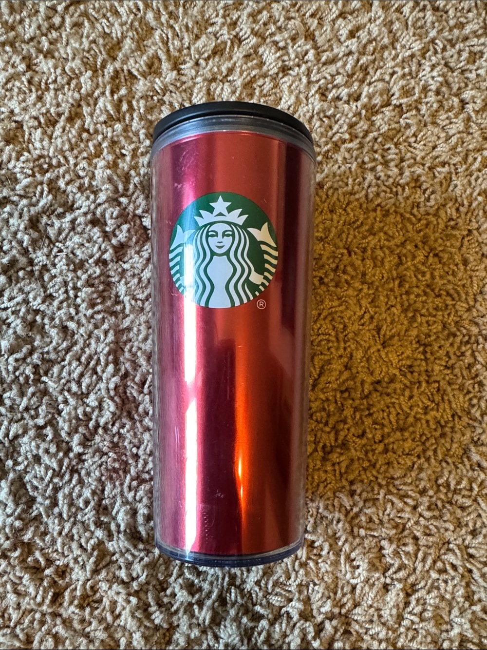 Starbucks Red Christmas 2020 Travel Tumbler with Green Logo